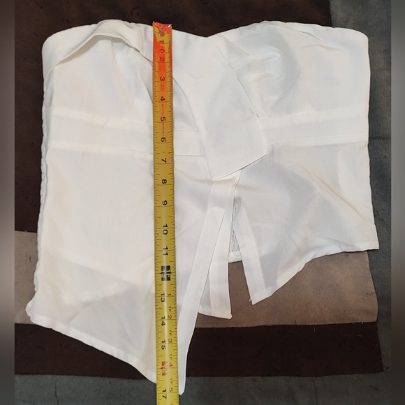 Shein NYOT white asymmetrical crop top - Picture 4 of 6